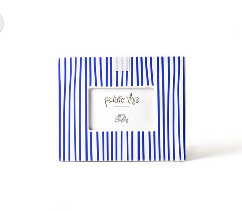 Happy Everything Indigo Picture Frame (in store only-no shipping!)