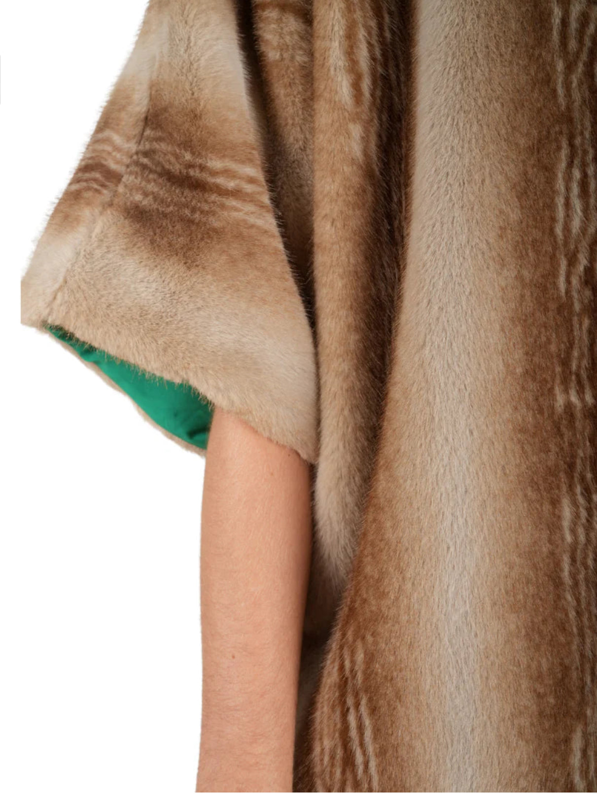 Emily McCarthy CoCo Cape-Faux Fur