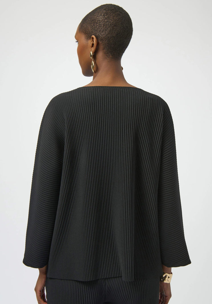 Pleated Sleeve Boxy Top