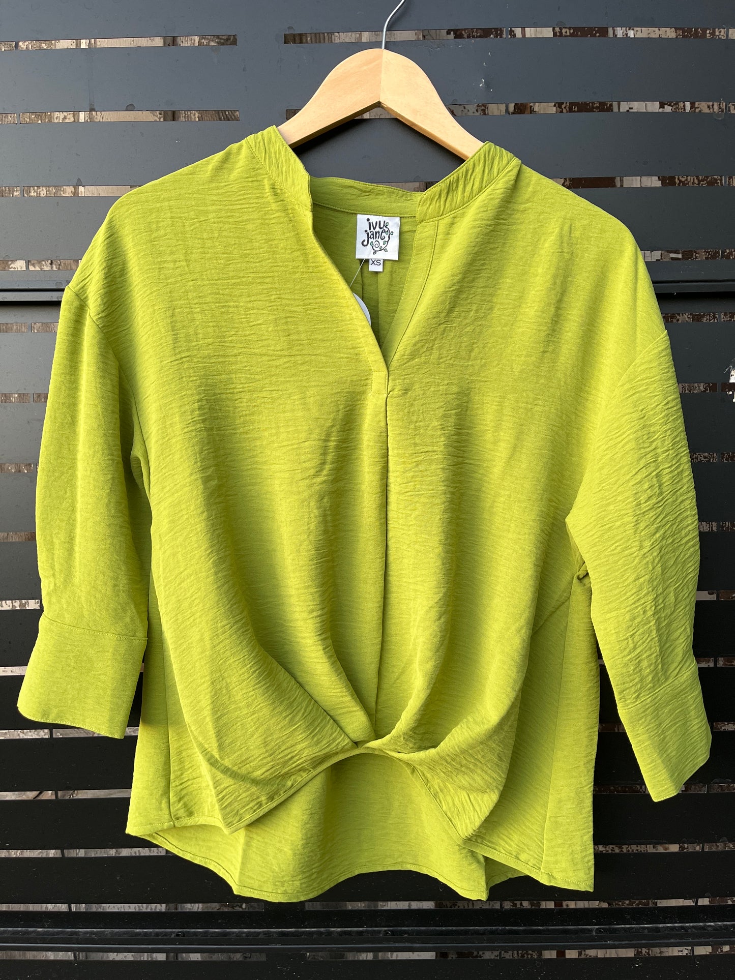 Twisted Pleat Hem Top