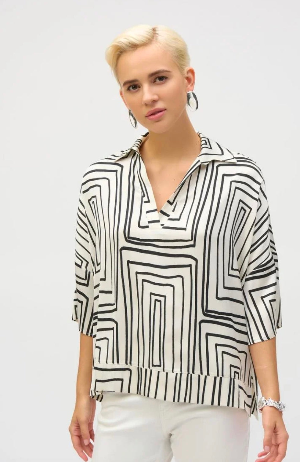 Geometric Boxy Top