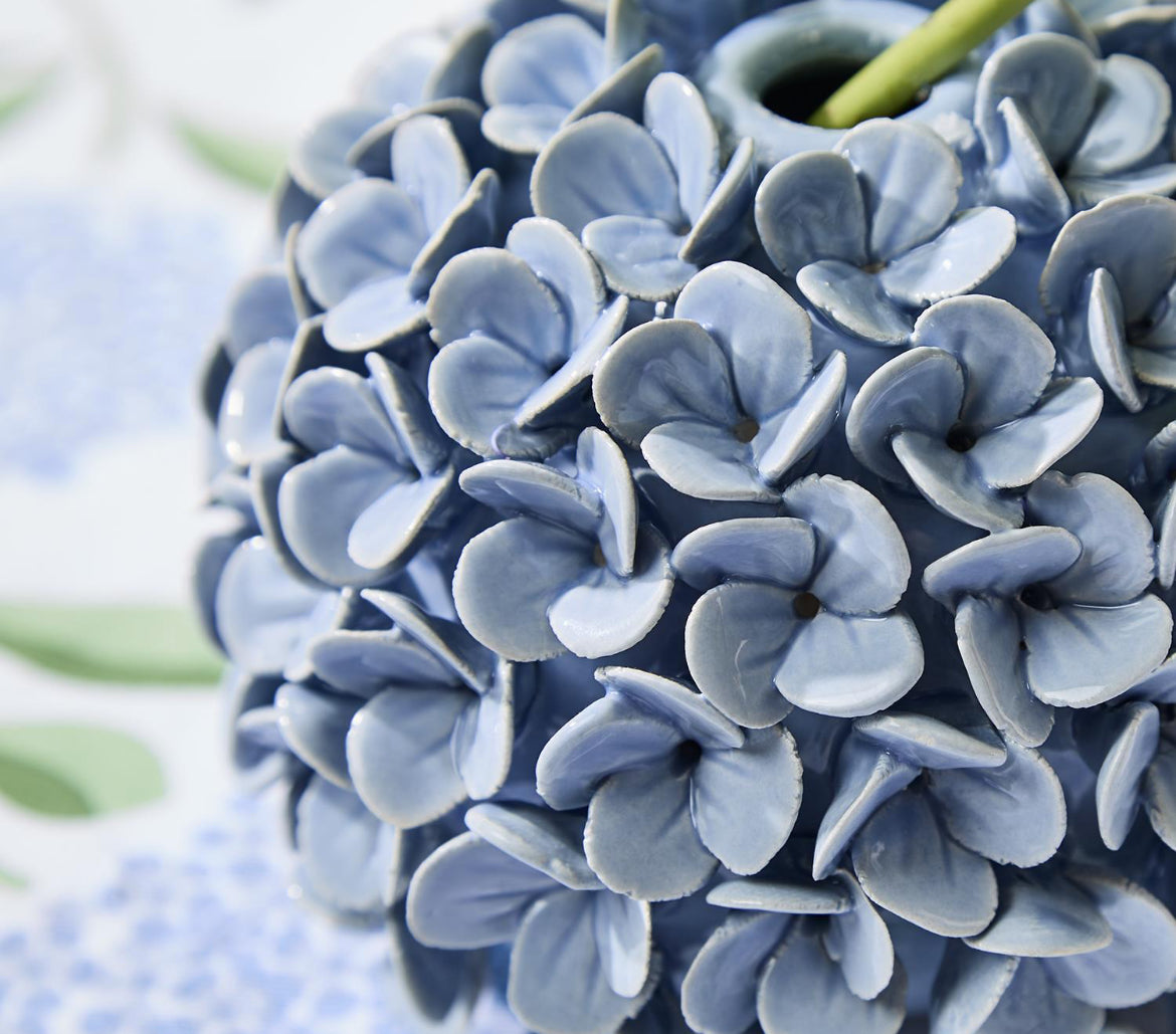 Hydrangea Bud Vase/Taper Candle Holder