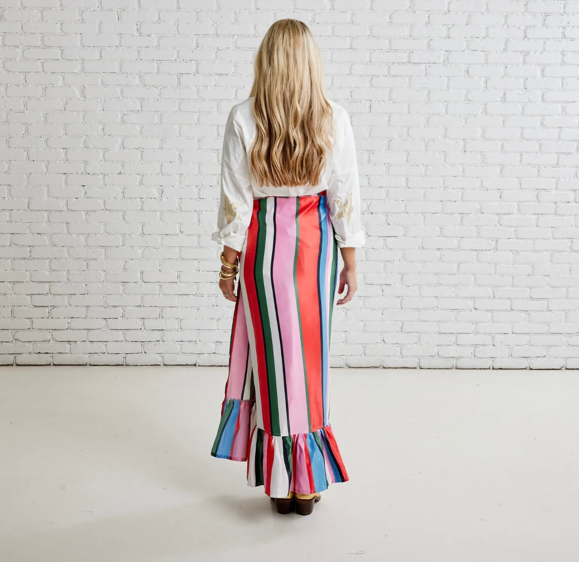 Caryn Lawn Whitney Wrap Skirt