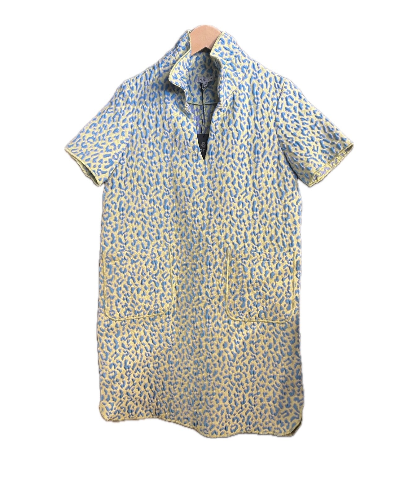 Patty Kim Tiffany Dress-Blue Leopard