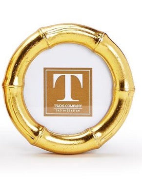 Gold Bamboo Picture Frame