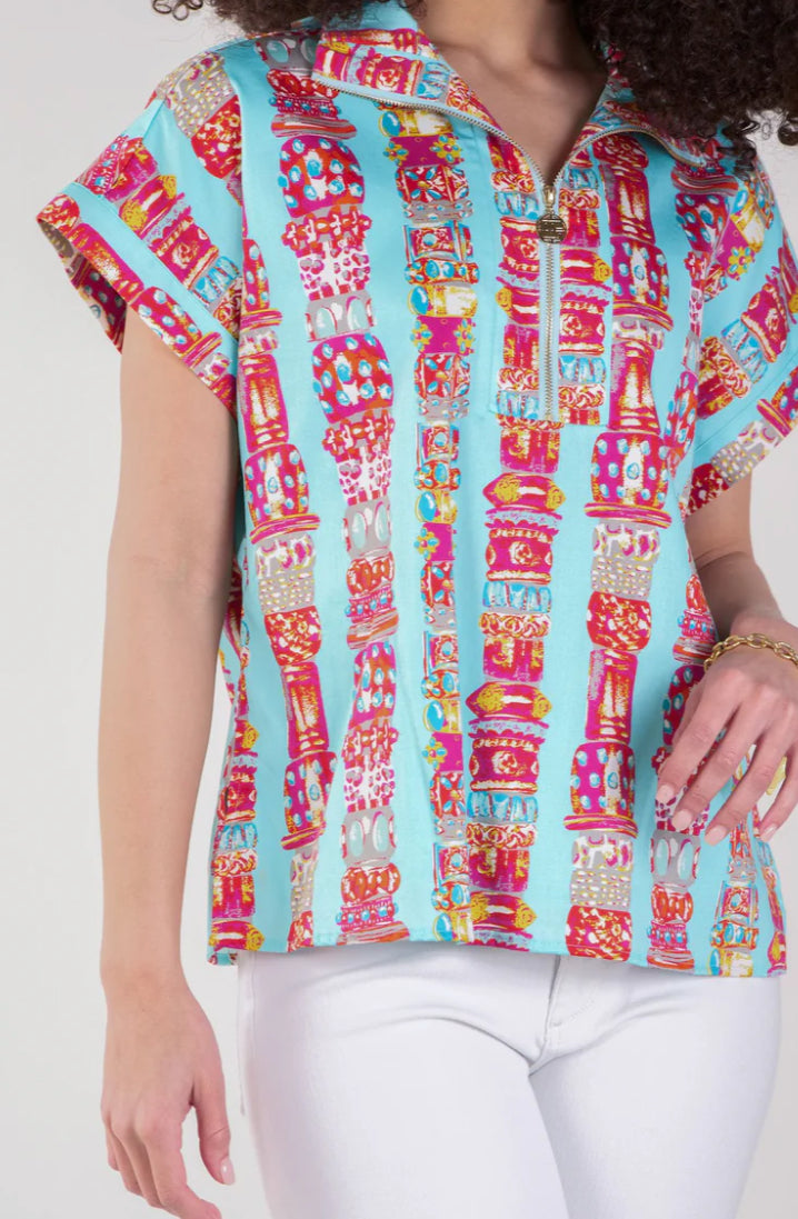 Poppy Pullover-Iconic Iris