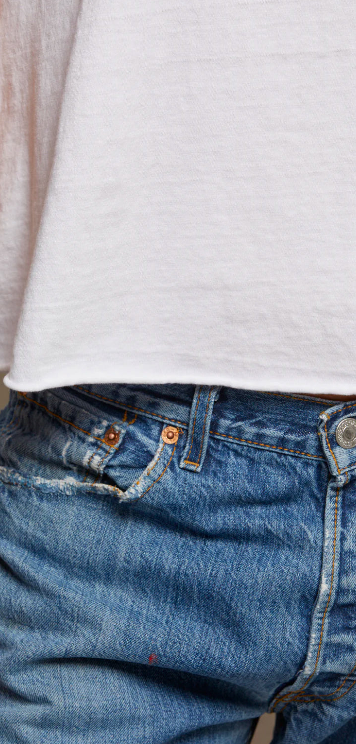 Eddie Raw Hem Tee