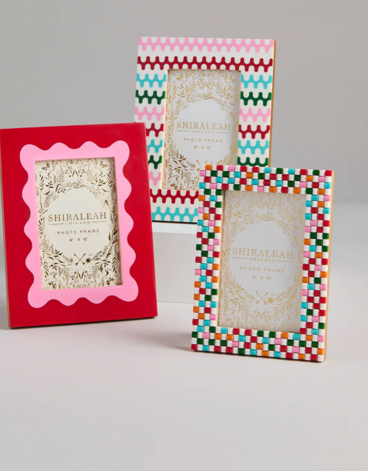 Viva 4" X 6" Zig Zag Picture Frame, Multi
