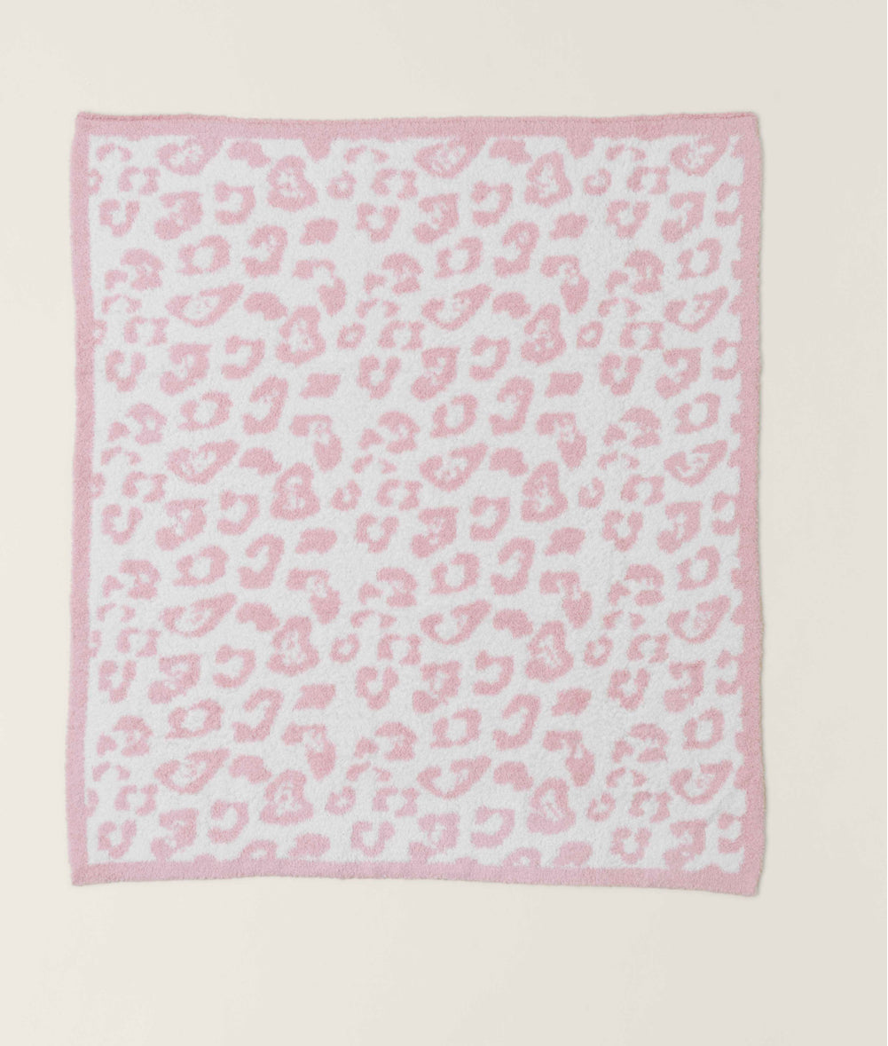 Cozy Chic Barefoot in the Wild Baby Blanket-Dusty Rose/Cream