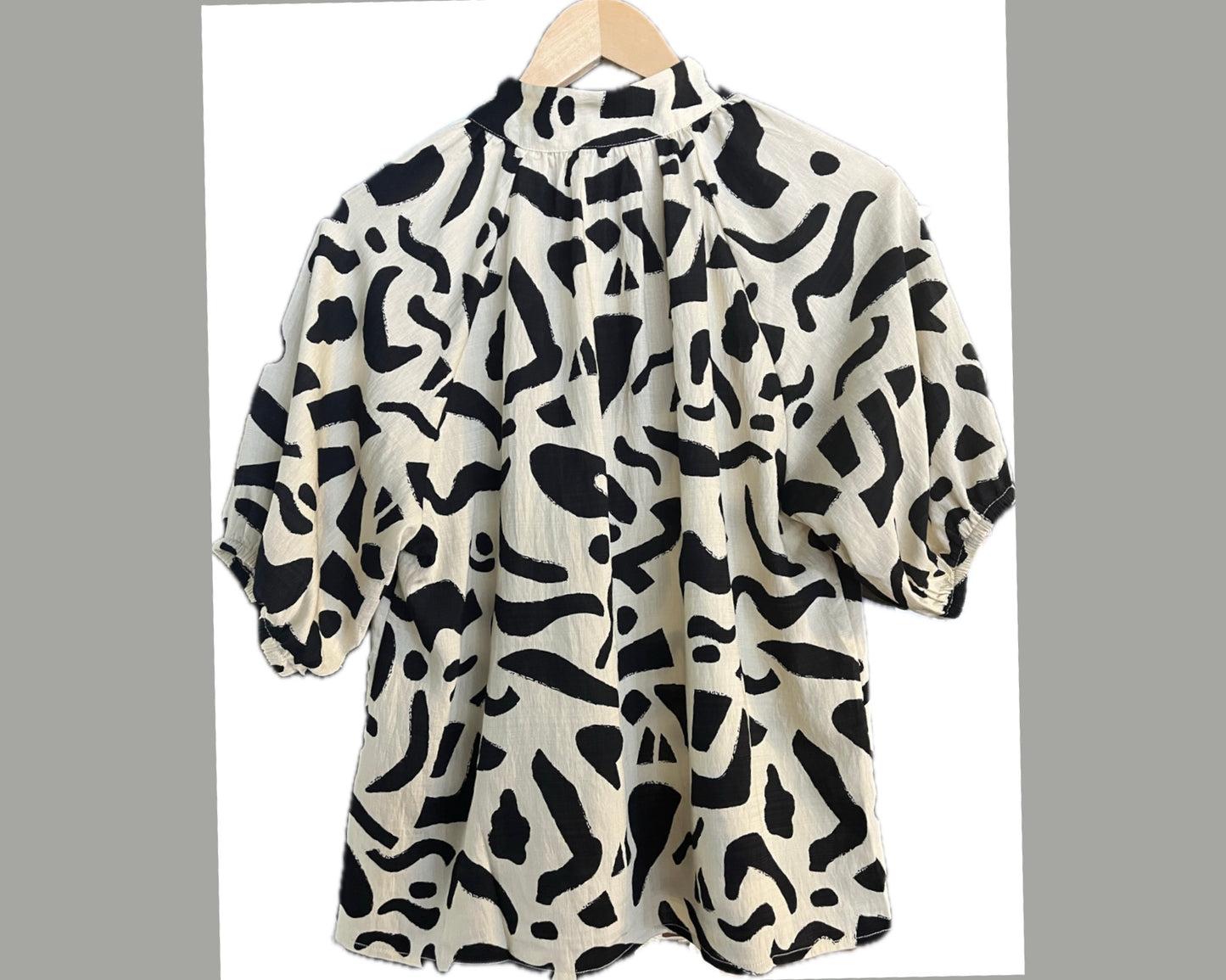 Short Sleeve Print Top
