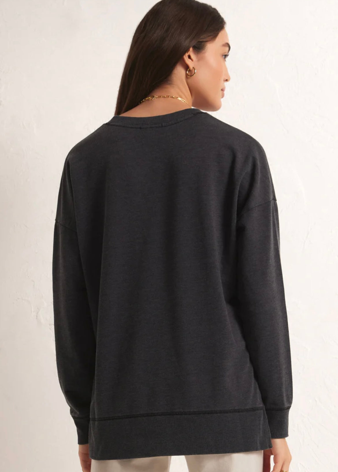 Modern V Neck Weekender - Jet Black