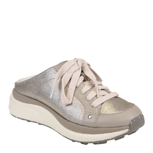 Swift Step Sneaker-Grey/Silver