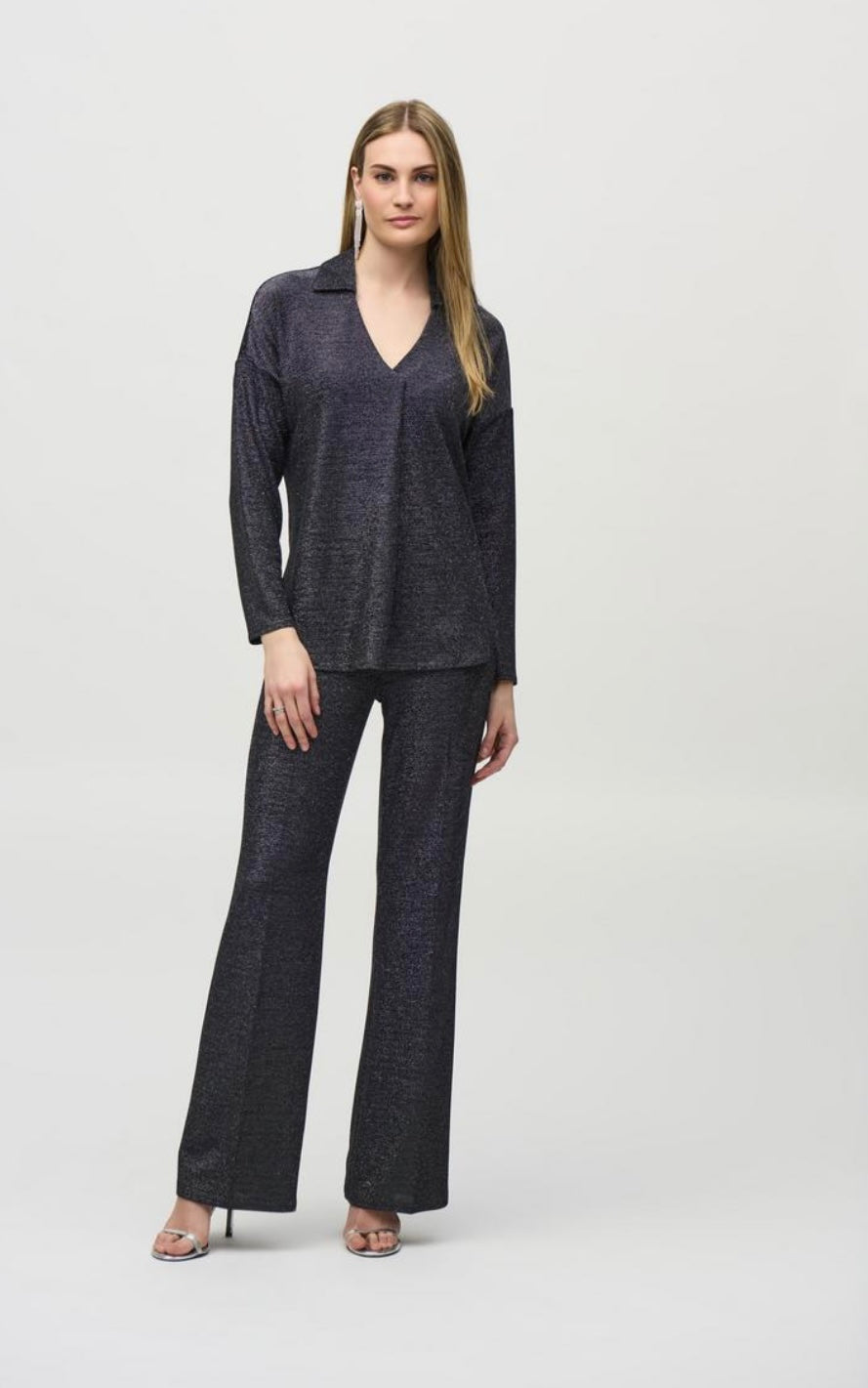Joseph Ribkoff Shimmer V Neck