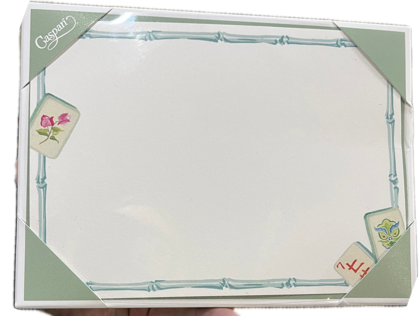 Mahjong Correspondence Cards with Envelopes-12 ct