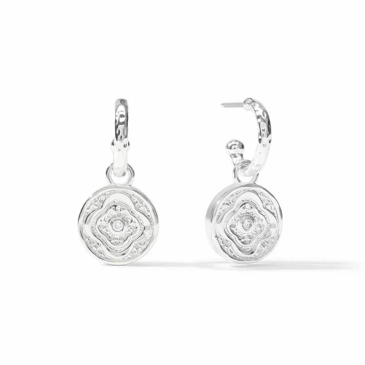 Astor 6-in-1 Charm Earring-Silver Pearl