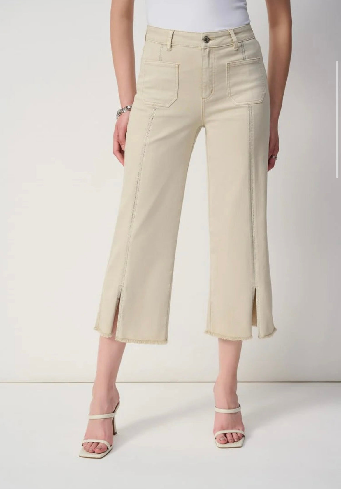 Joseph Ribkoff Culotte with Embellishment Front Seam