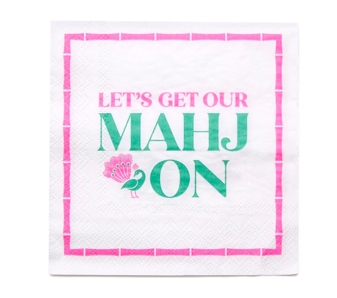 Mahjong Cocktail Napkins