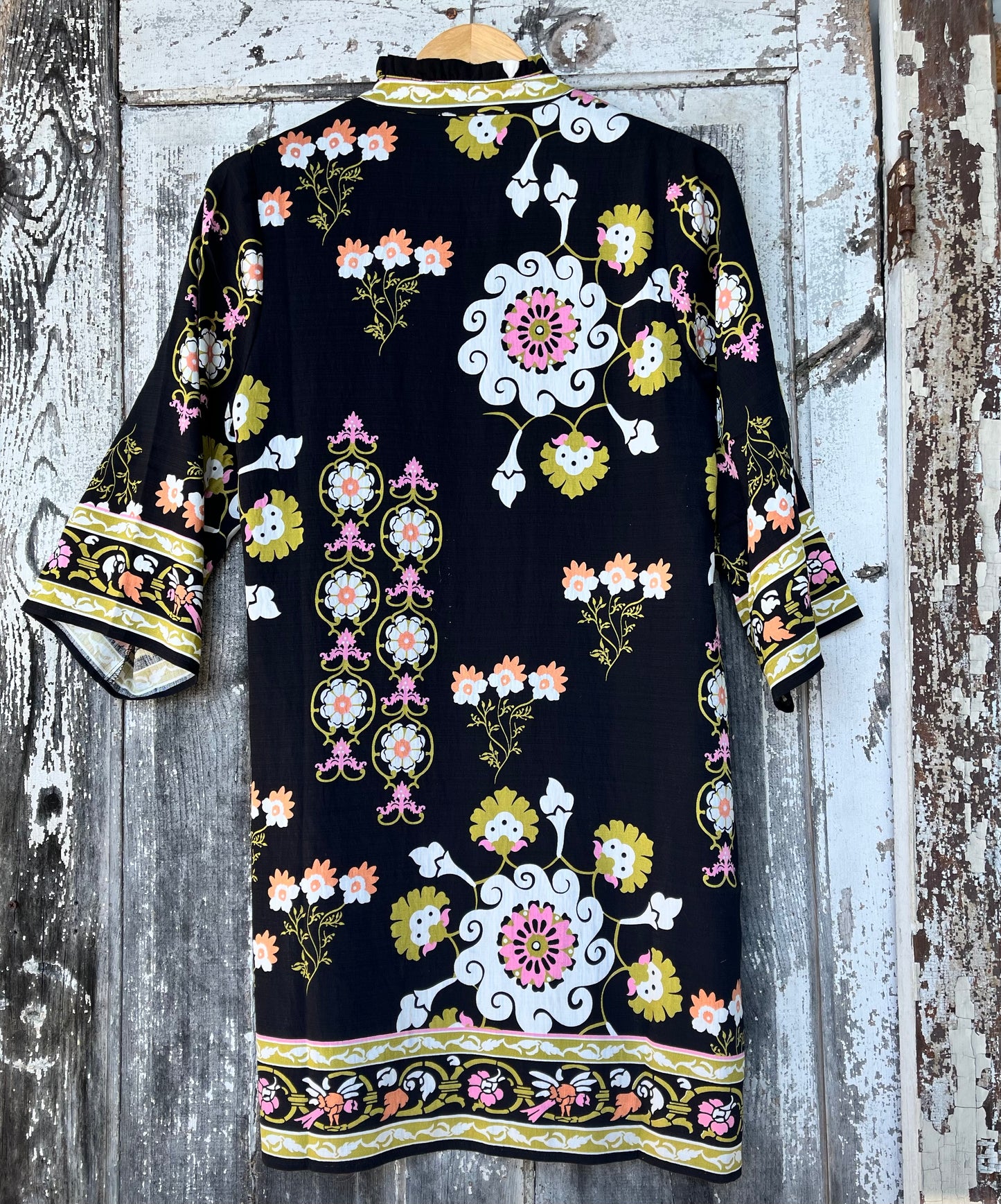 Floral Dress-Black