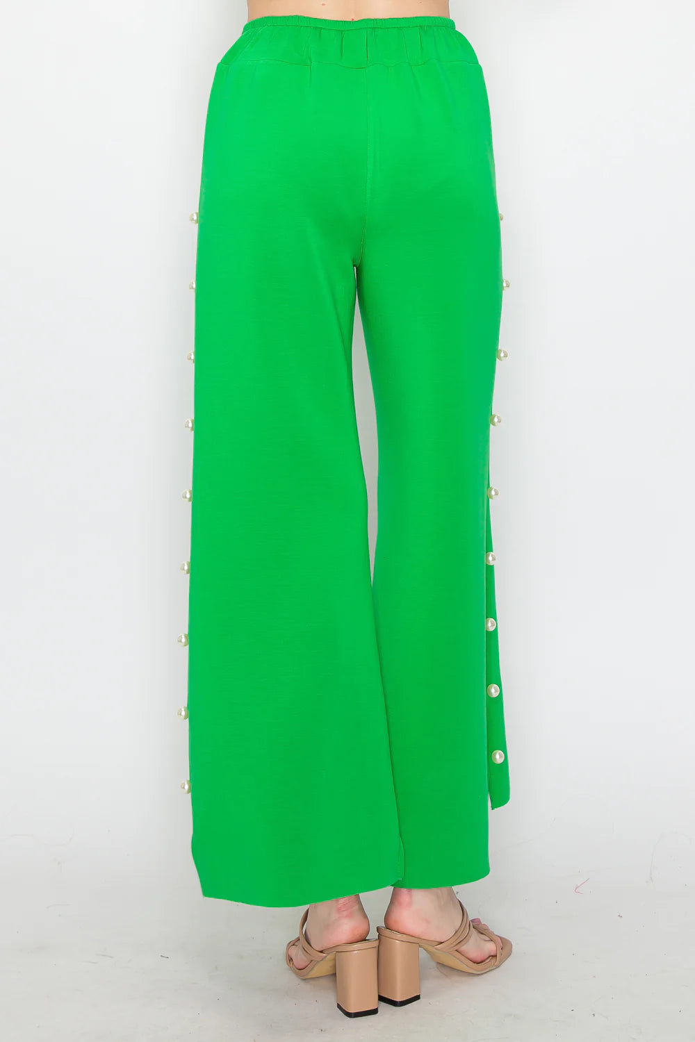 Farrah Pearl Pant - Apple Green