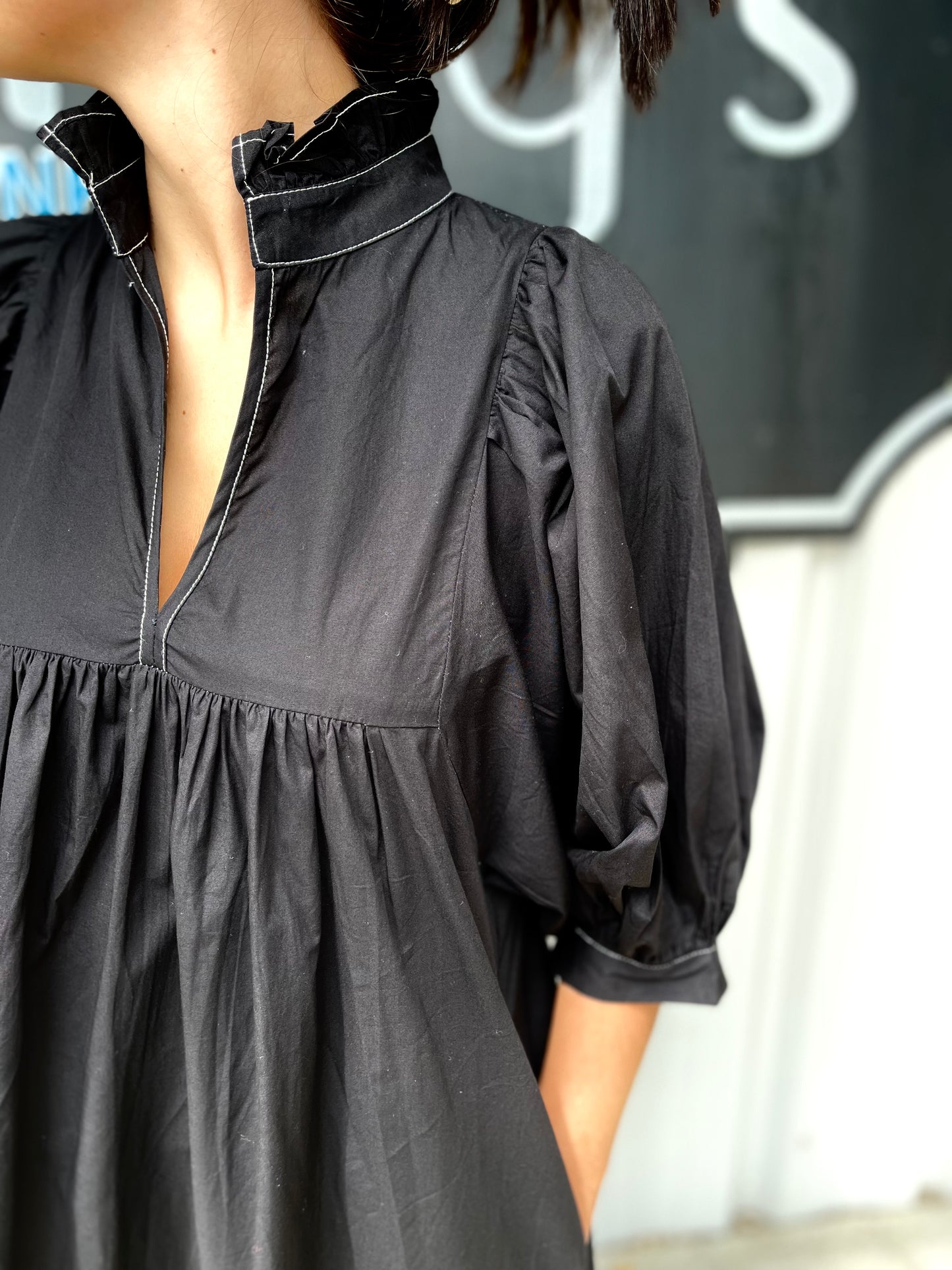 High Neck Dress