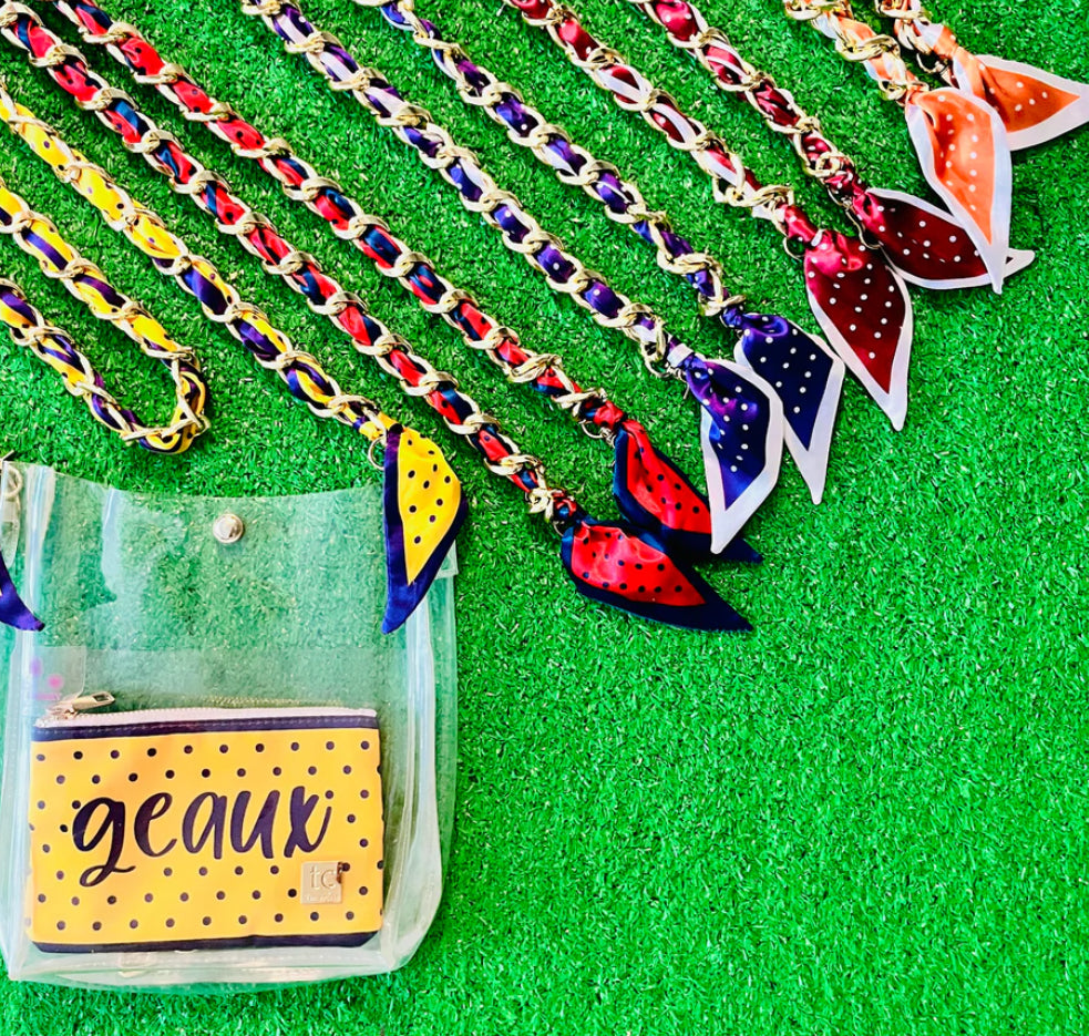 Scarf Chain Gameday Purse Strap