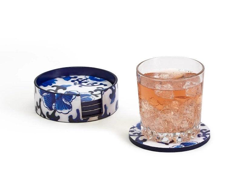 Coaster Set - Chinoiserie Flower