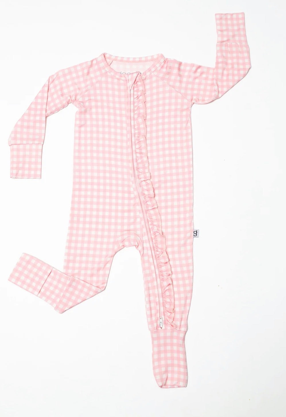 Zip Pjs -Gingham