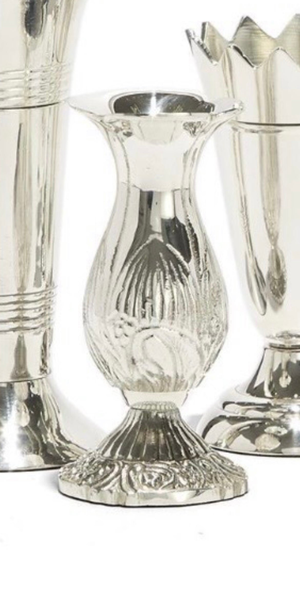 Silver Bud Vase