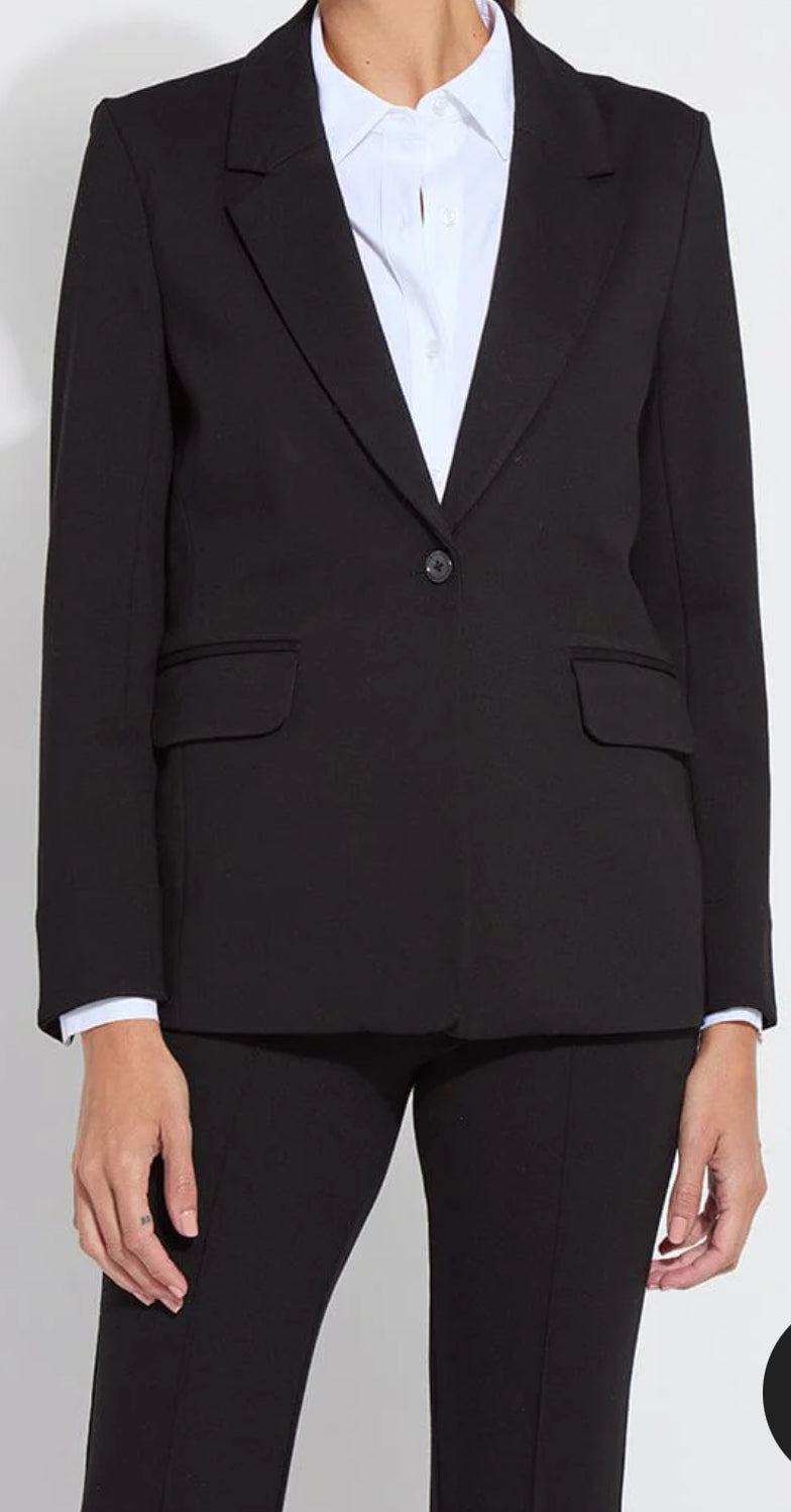 Essential Ponte Blazer-Black