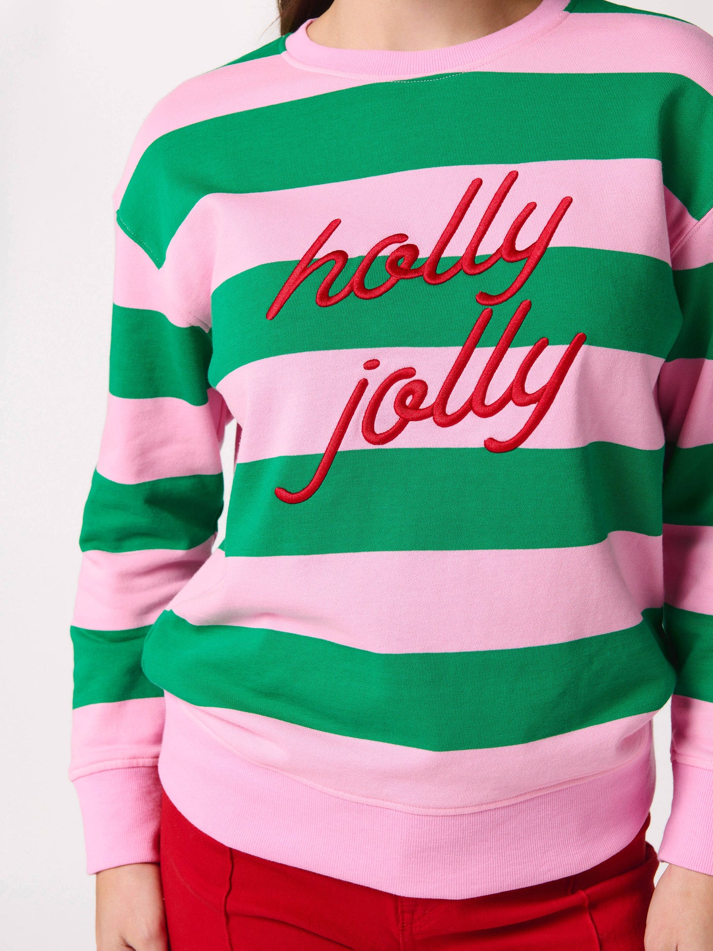 Holly Jolly Striped Sweater
