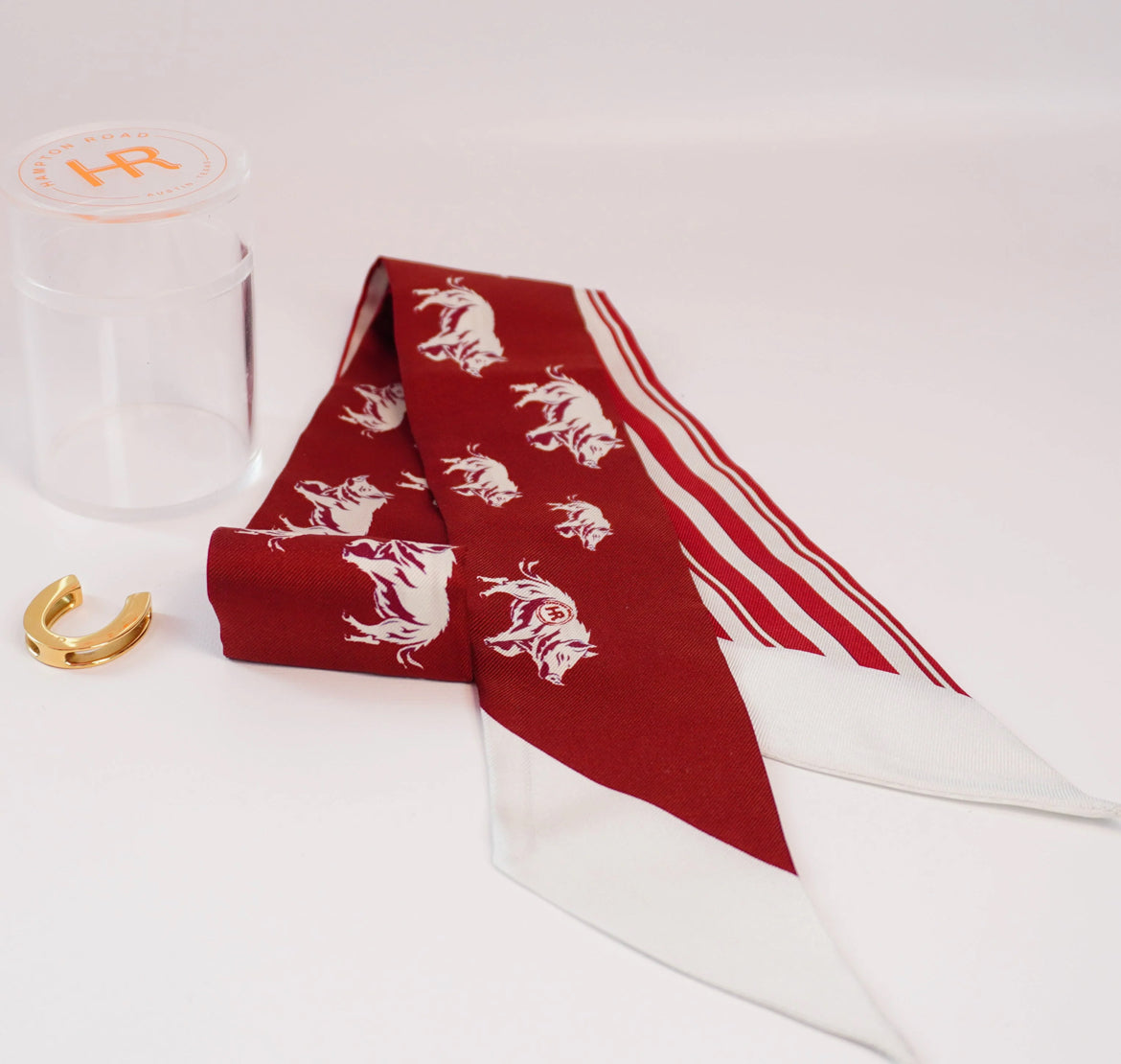 Running Razorbacks Twillionaire & Scarf Ring