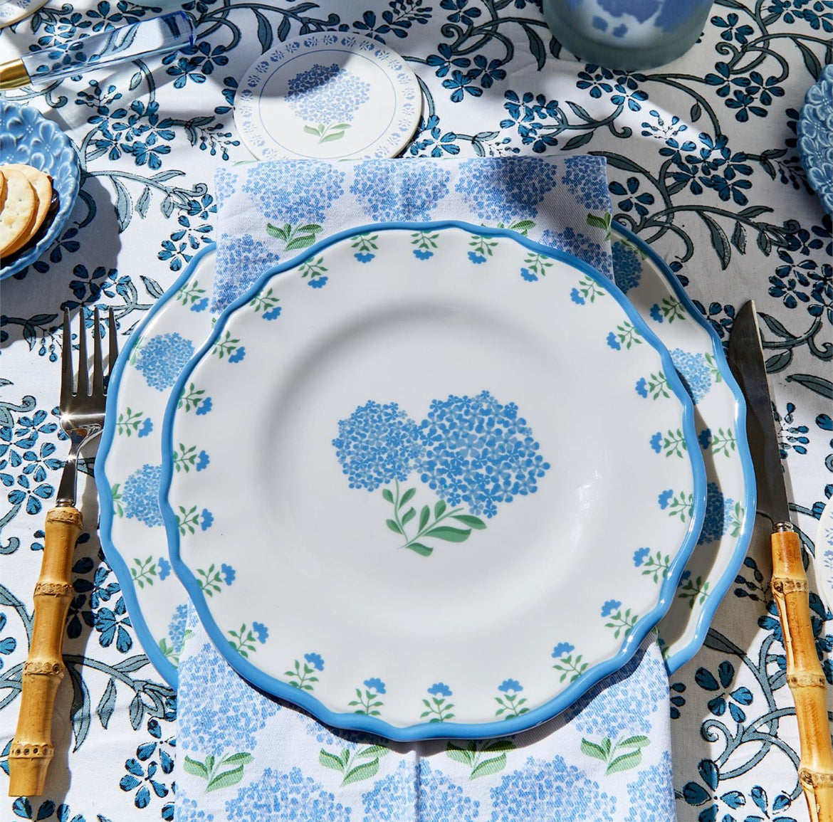 Hydrangea Cloth Napkins (Set of 4)