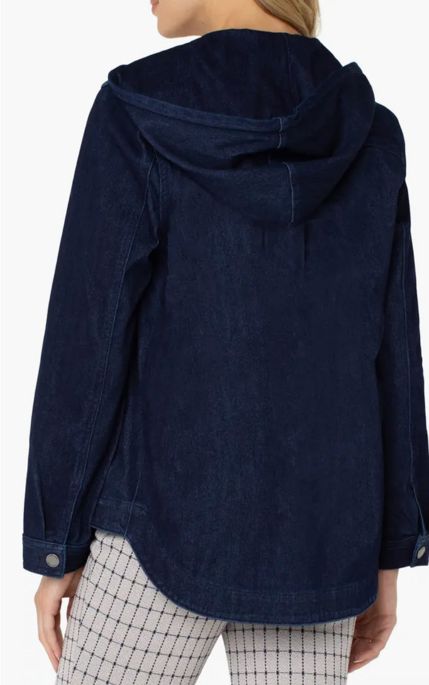 Shirt Jacket with Hood