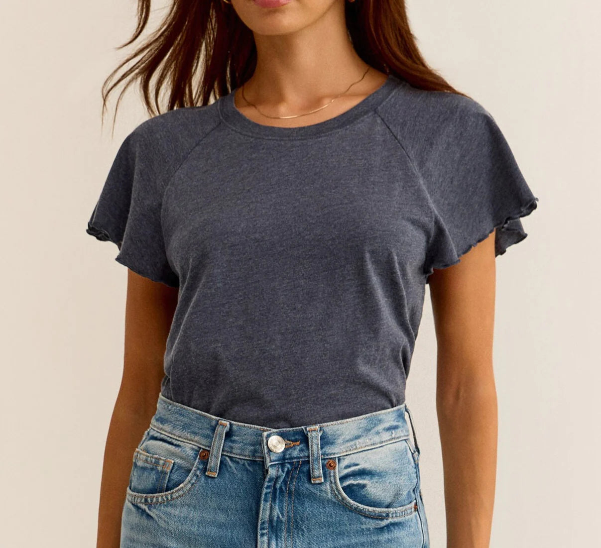 Abby Flutter Tee - Supernova