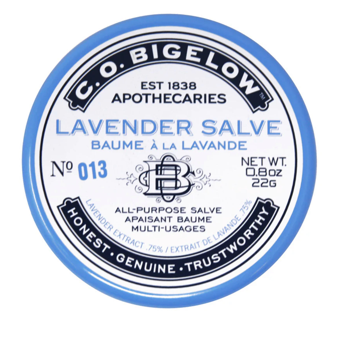C. O. Bigelow Lavender Salve no.013