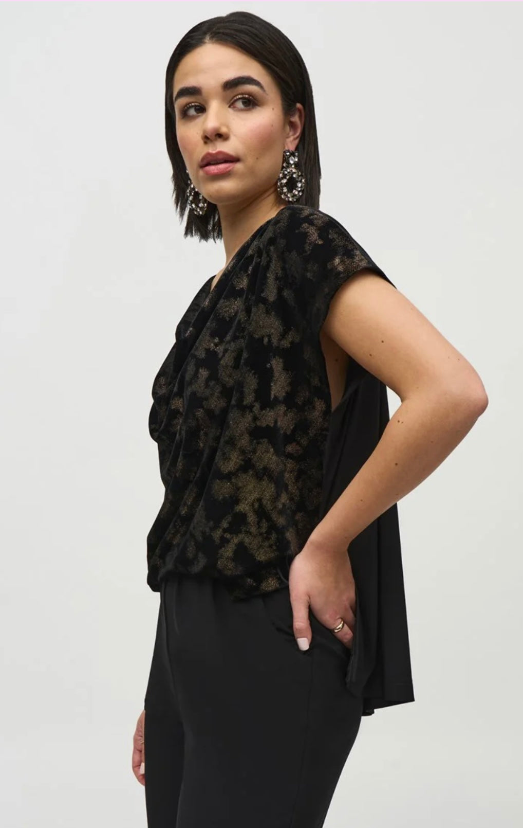 Joseph Ribkoff Foiled Jumpsuit