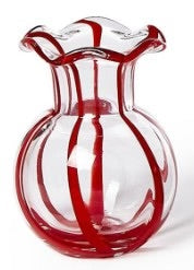 Ruffled Ribbon Vase