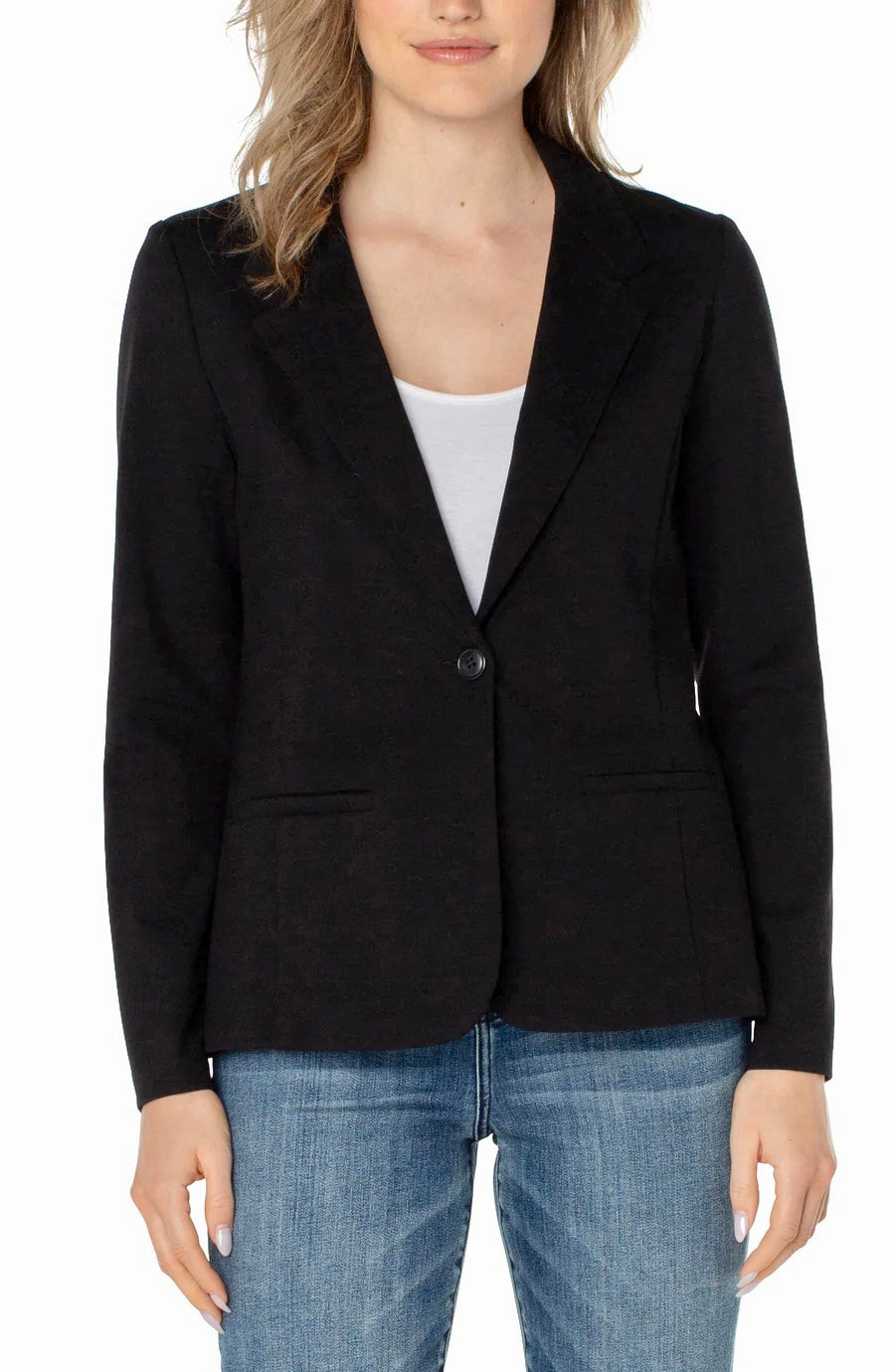 Fitted Blazer - Black