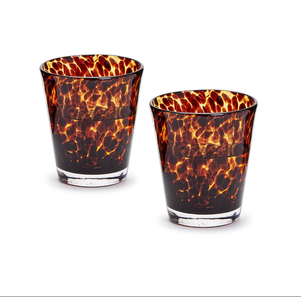 Tortoise Old Fashion Glasses