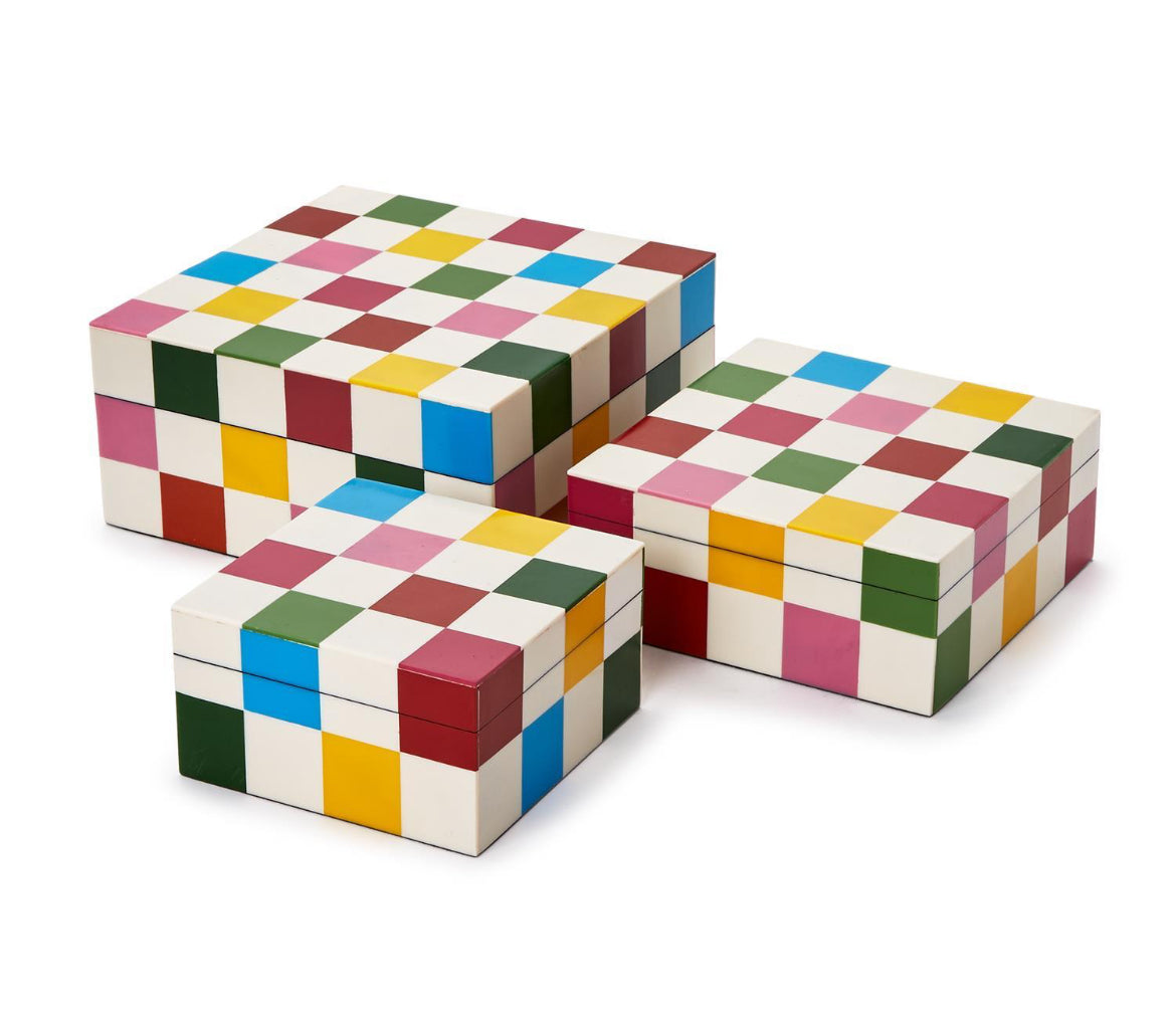 Colorblock Resin Box