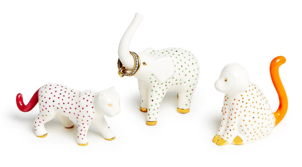 Circus Ceramic Ring Holder