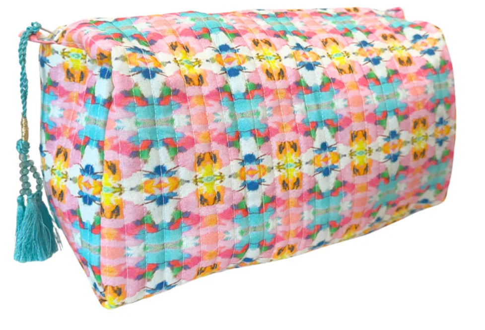 Laura Park Sumner Pink Large Cosmetic Bag