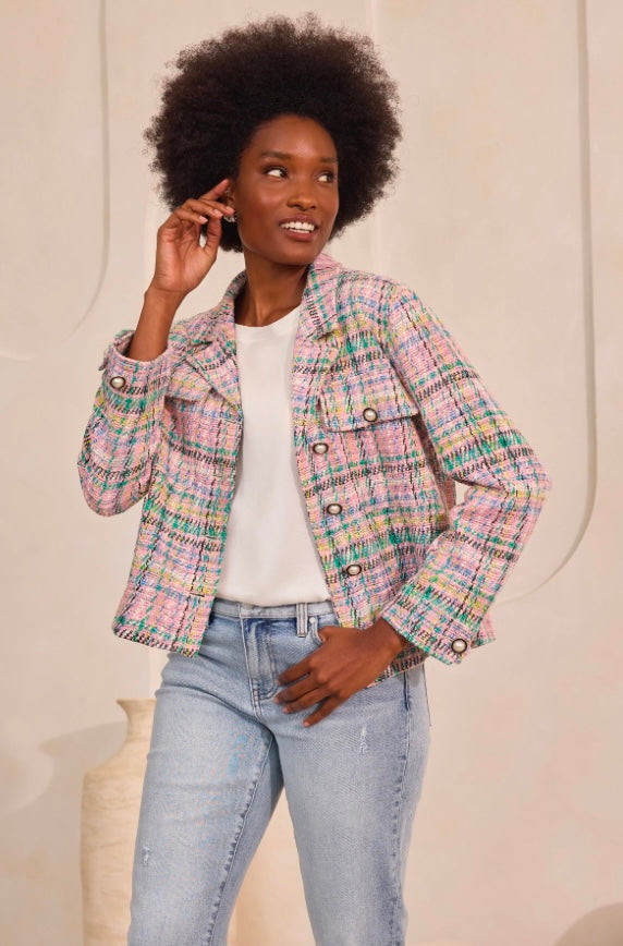 Button Front Boxy Shacket