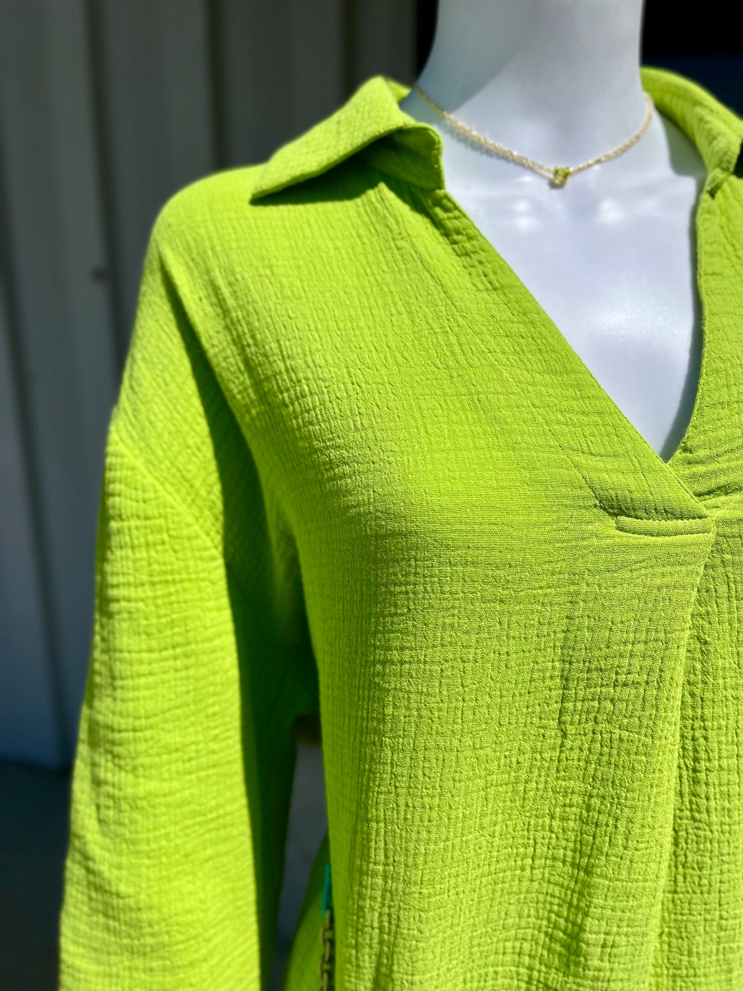 Popover Tunic - Lime