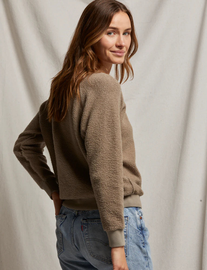 Ziggy Reverse Sweatshirt-Mushroom