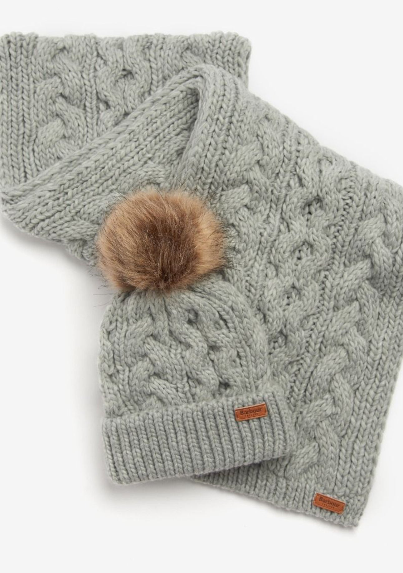 Barbour Penshaw Beanie/Scarf Set