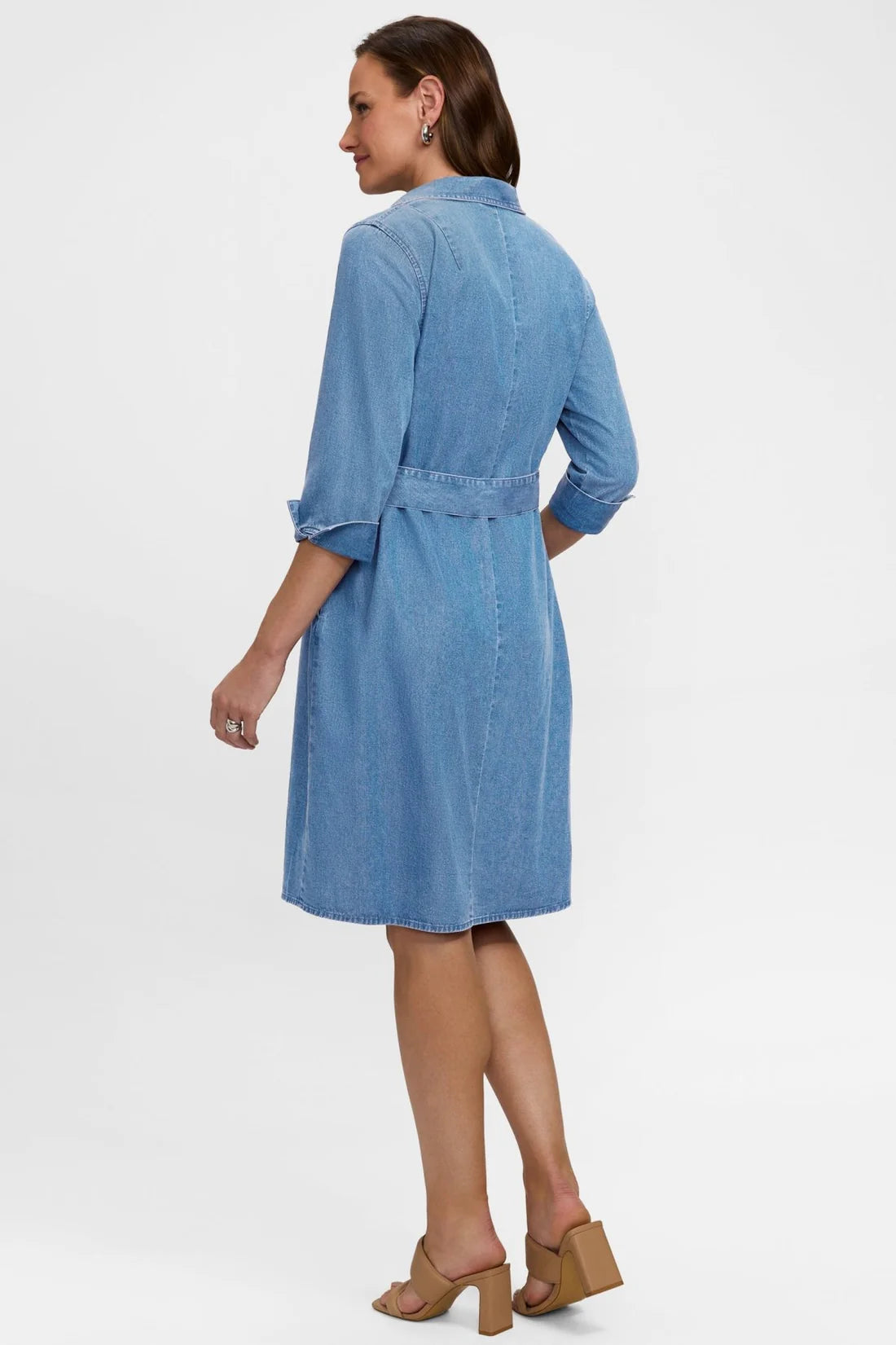 Agnes Denim 3/4 Sleeve Dress