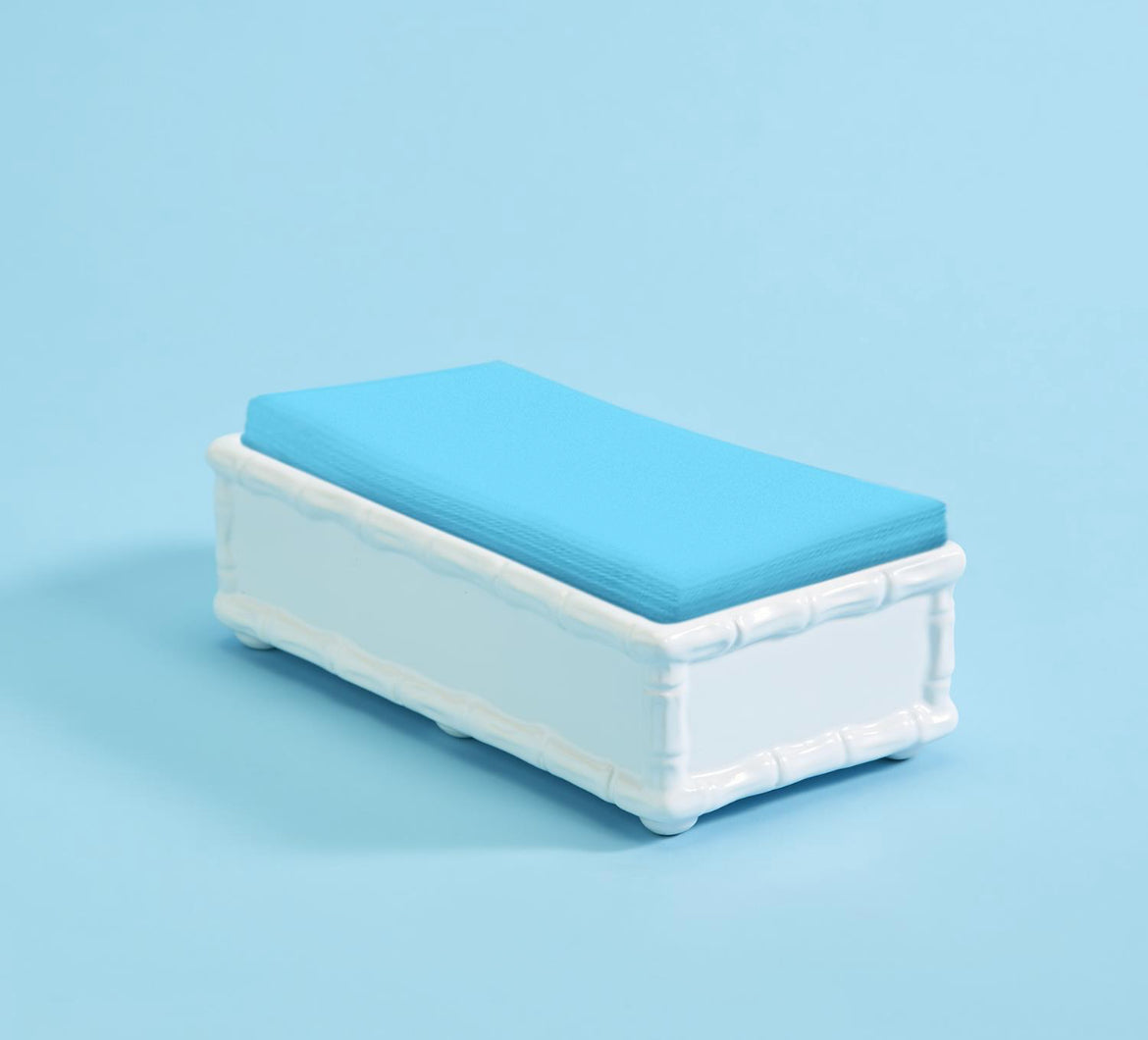 Hampton Faux Bamboo Guest Napkin/Towel/Utensil Holder