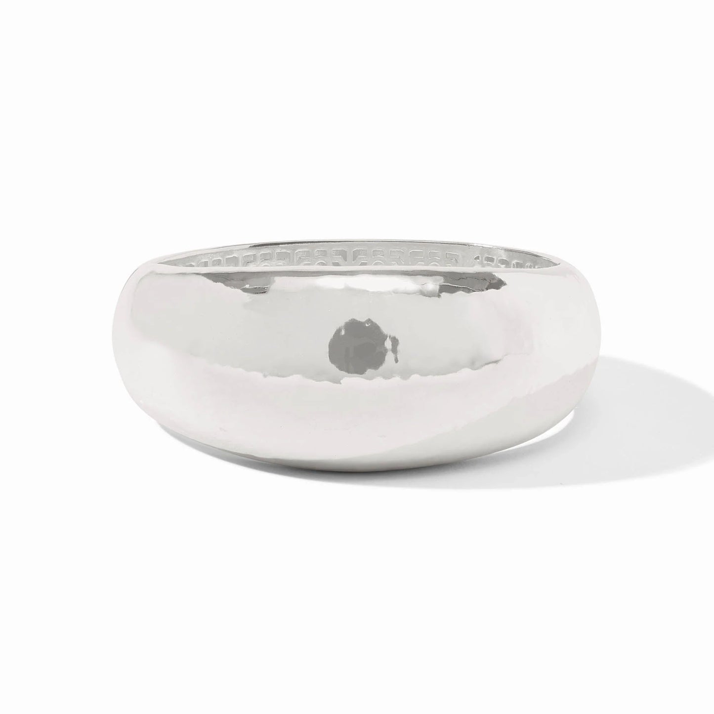 Catalina Statement Hinge Bangle-Silver