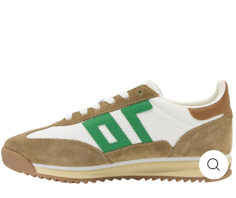 JOGGER M in WHITE CAMEL GREEN Sneakers